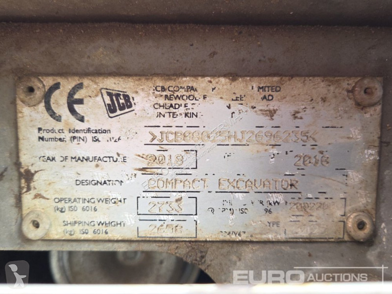 Graafmachine JCB