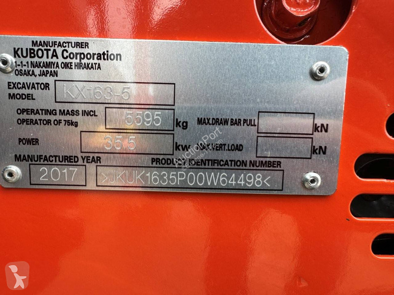 Escavadora Kubota