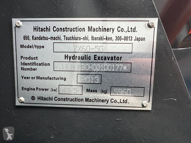 Graafmachine Hitachi 5G