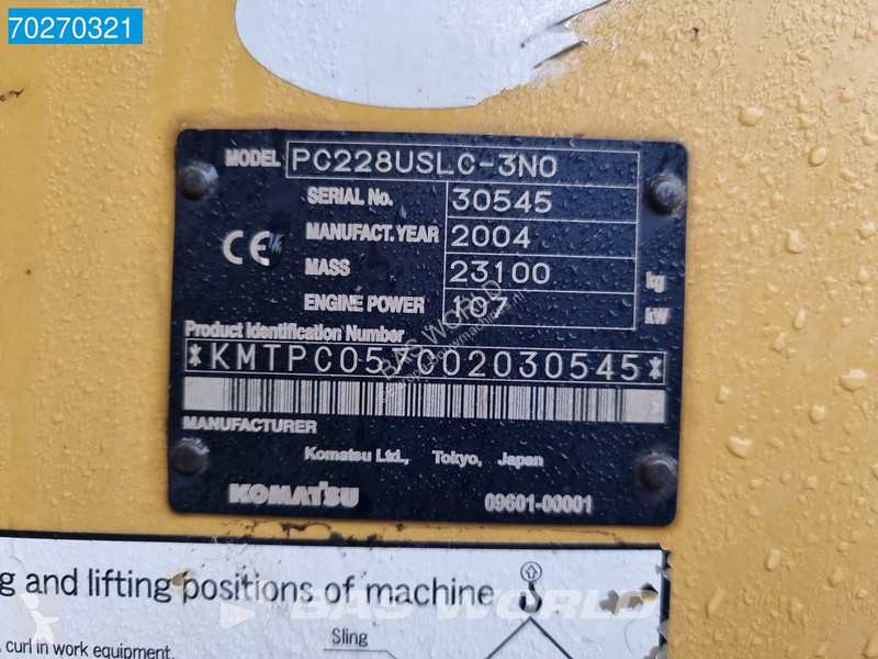 Lopatový nakládač Komatsu PC228 US LC