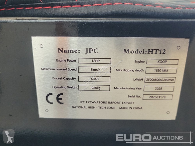 Escavadora JPC HT12