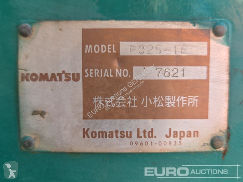Экскаватор Komatsu PC25-1E