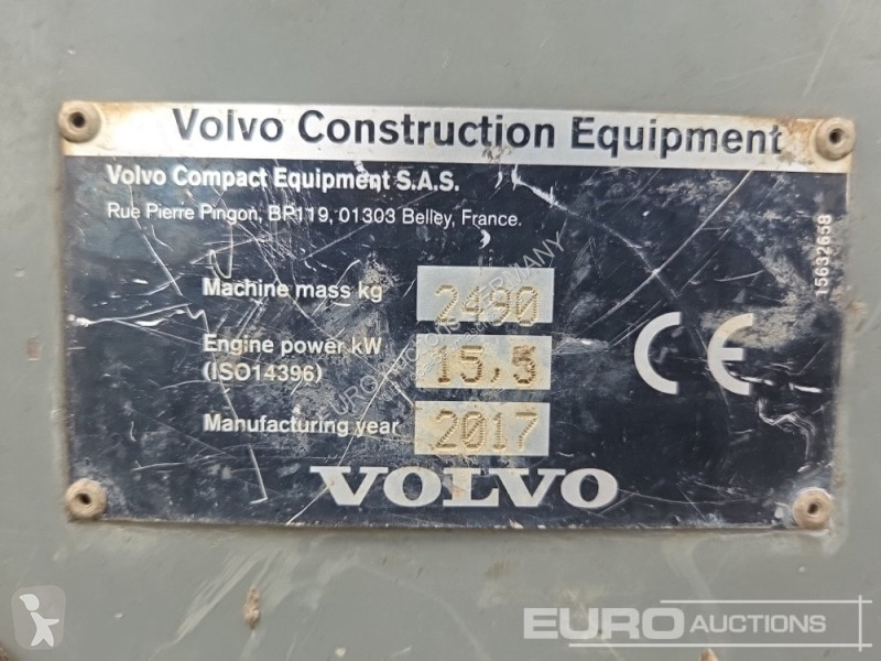 Skovel Volvo ECR25D