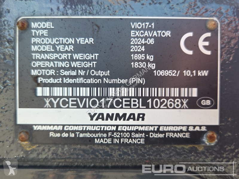 Skovel Yanmar 1