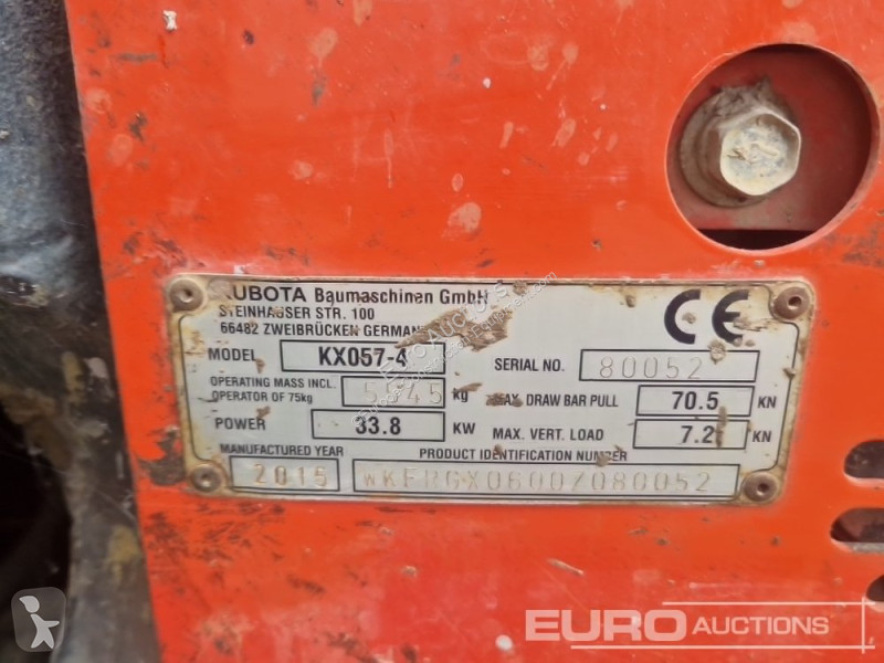 Escavatore Kubota KX057-4