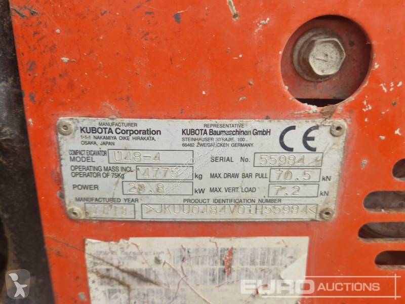 Escavatore Kubota U48-4