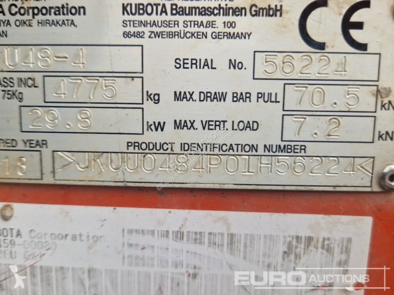 Escavadora Kubota U48-4