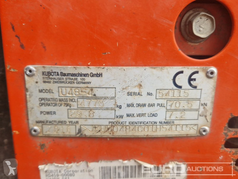 Escavadora Kubota U48-4