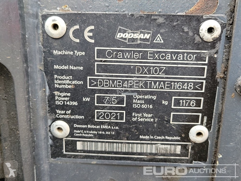 Escavatore Doosan DX10Z