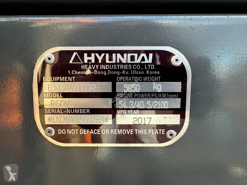 Skovel Hyundai R60VS