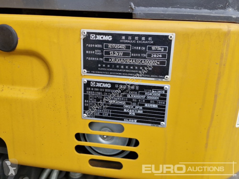 Pelle XCMG XE17U(G402)