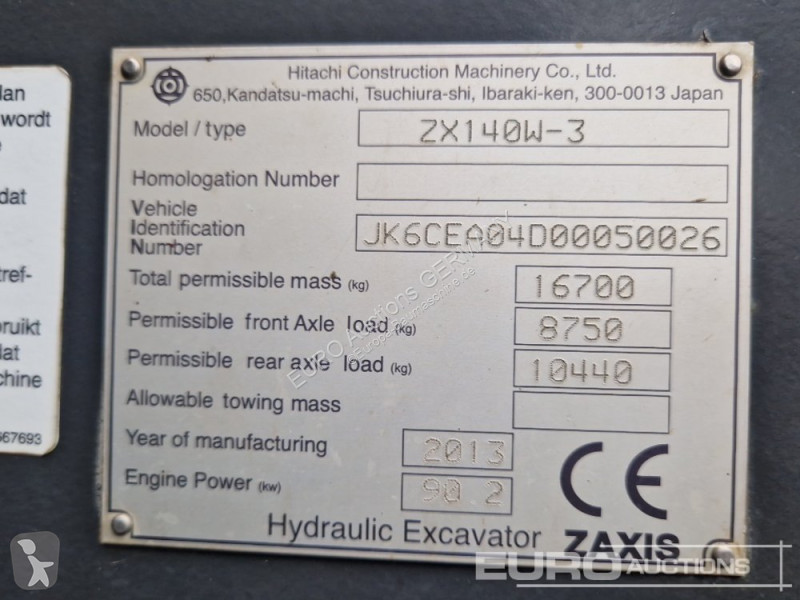 Skovl Hitachi