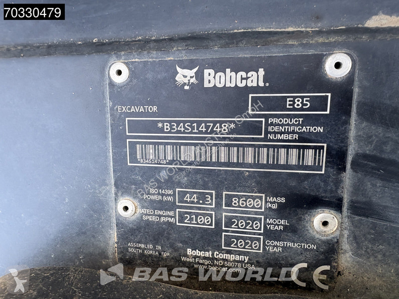 Koparka Bobcat Verstelausleger - Klima