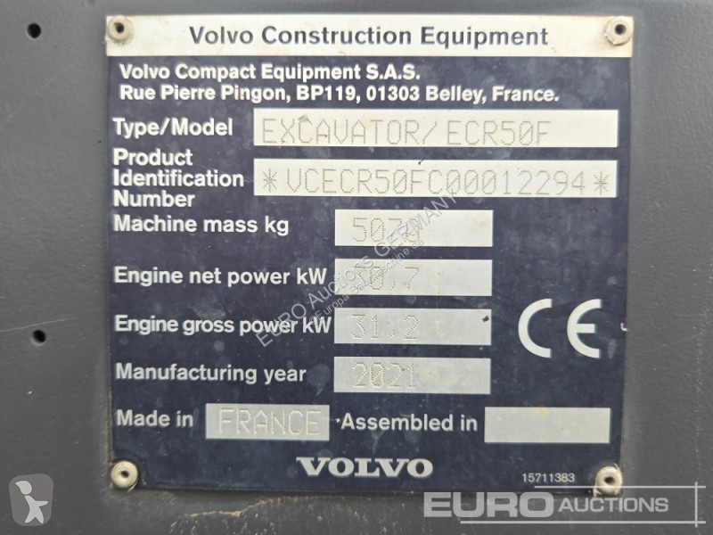 Багер Volvo ECR50F