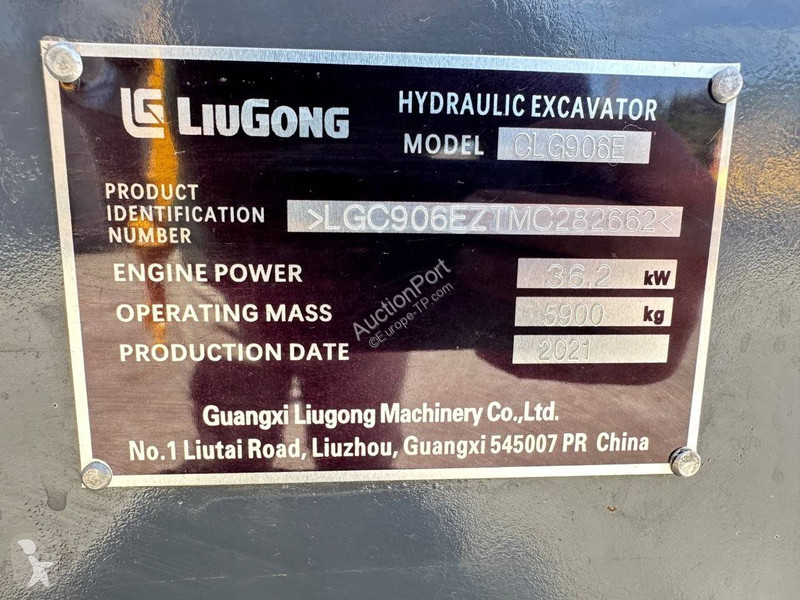 Escavadora LiuGong CLG906E
