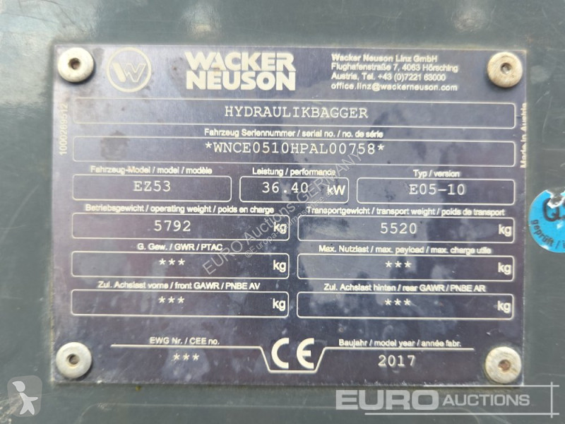 Skovel Wacker Neuson