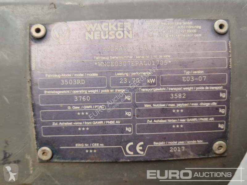 Skovel Neuson 3503RD
