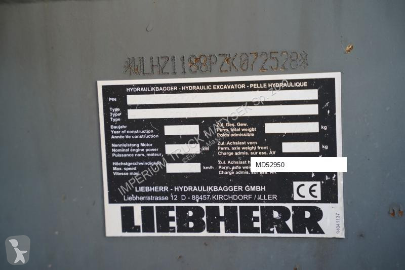 جرافة Liebherr A 914 COMPACT / KOPARKA KOŁOWA /...