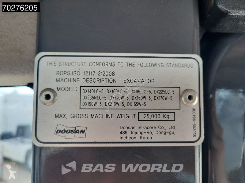 Escavatore Doosan -5 BLADE + OUTRIGGERS