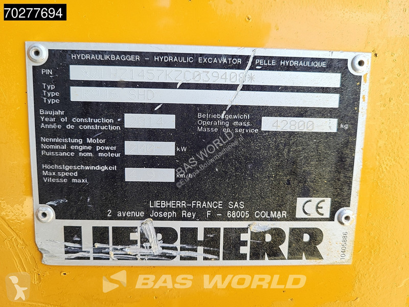 Excavadora Liebherr SHD