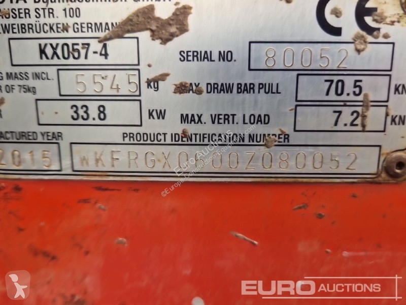 Escavatore Kubota KX057-4