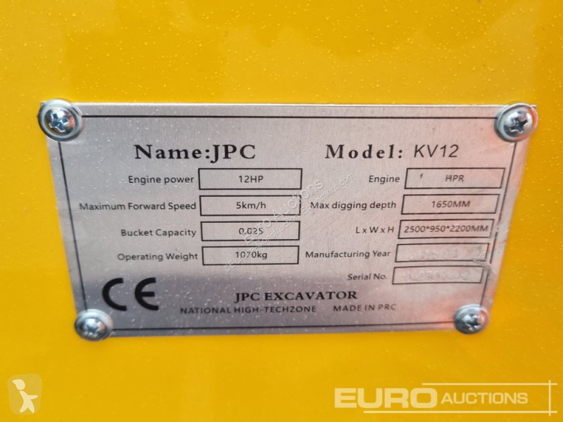 Escavatore JPC KV12