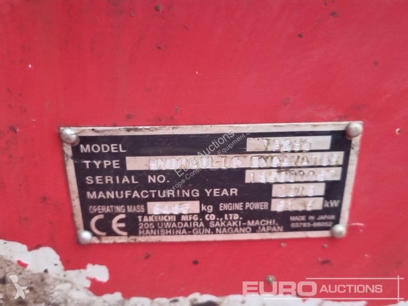 Skovl Takeuchi TB285