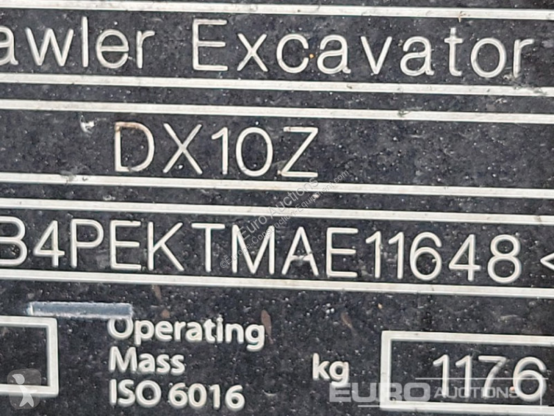Escavatore Doosan DX10Z