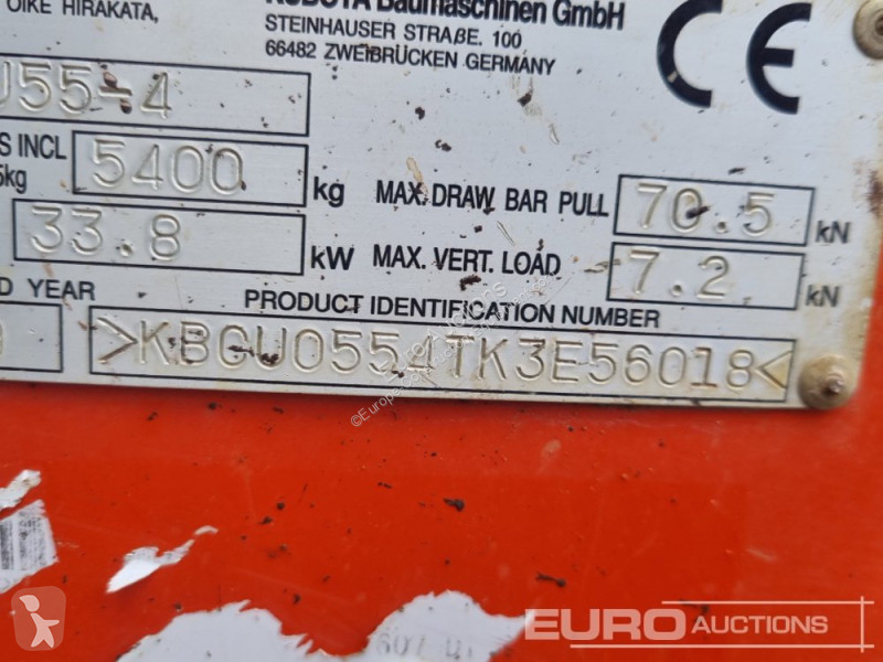 Lopatový nakládač Kubota U55-4