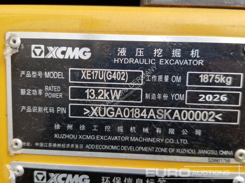 Pelle XCMG XE17U(G402)