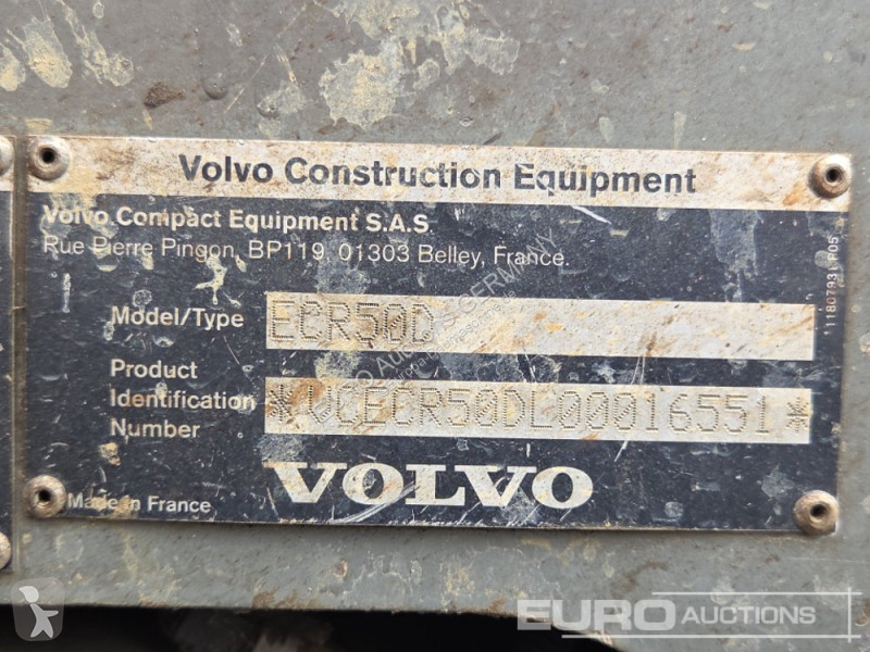 Skovel Volvo ECR50D