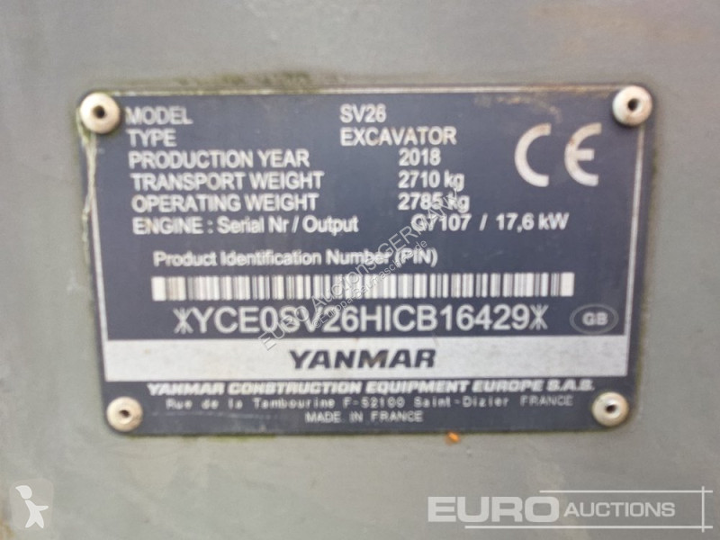 Skovel Yanmar