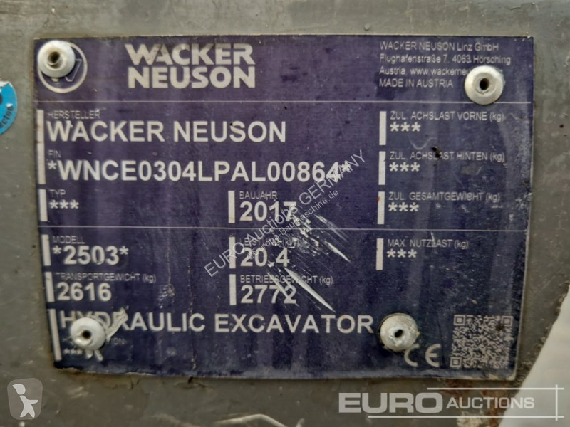 Excavadora Wacker Neuson