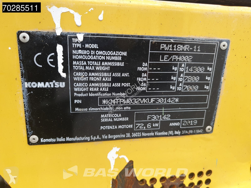 Excavator Komatsu PW118 MR -11