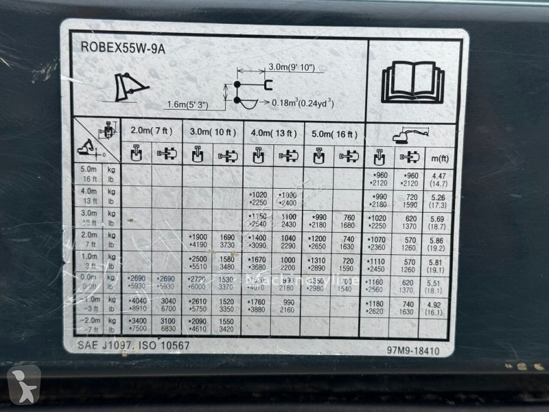 جرافة Hyundai Robex 55W-9A
