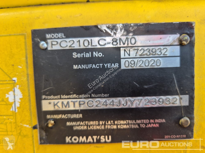 Excavator Komatsu PC210LC-8M0