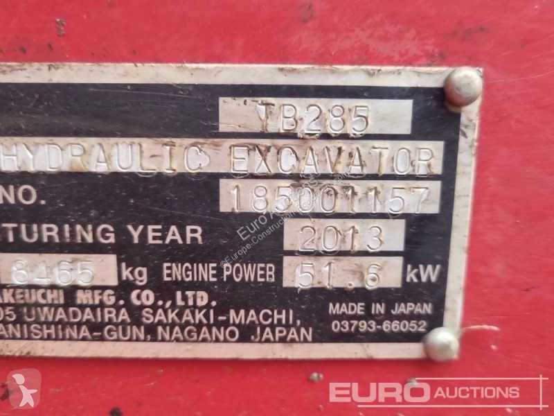Skovl Takeuchi TB285
