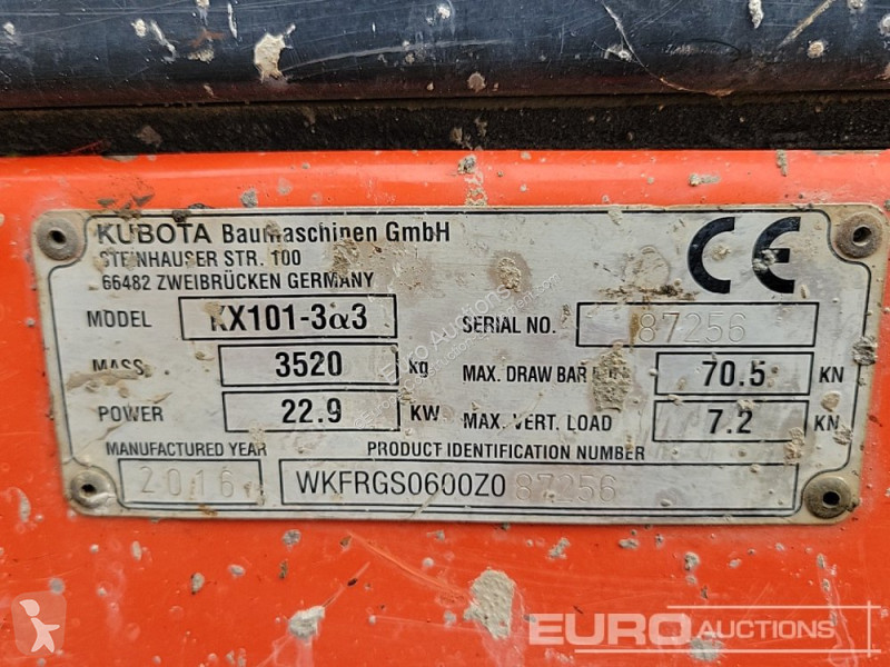 Escavatore Kubota KX101-3A3