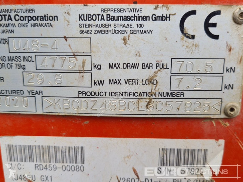 Escavatore Kubota U48-4