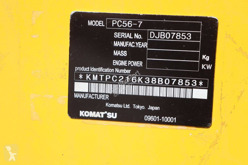 Escavatore Komatsu PC56-7