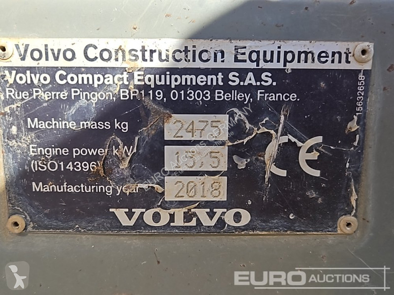 Экскаватор Volvo ECR25D