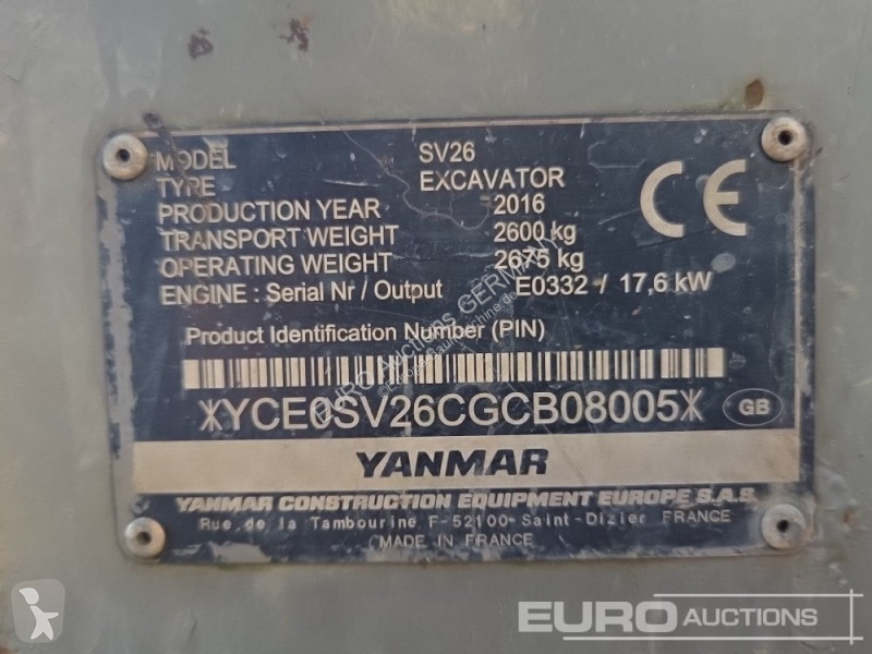 Skovel Yanmar
