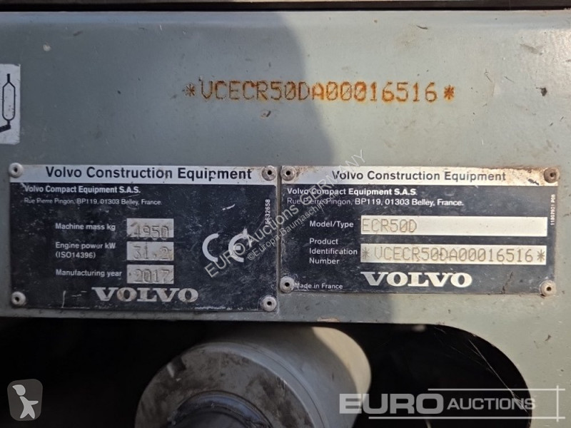 Excavadora Volvo ECR50D