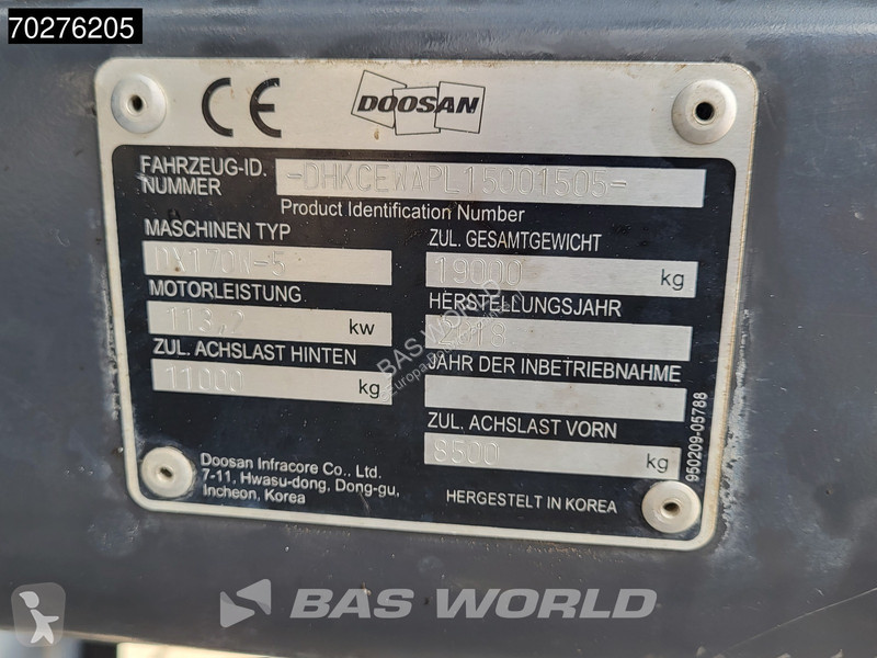 Escavatore Doosan -5 BLADE + OUTRIGGERS