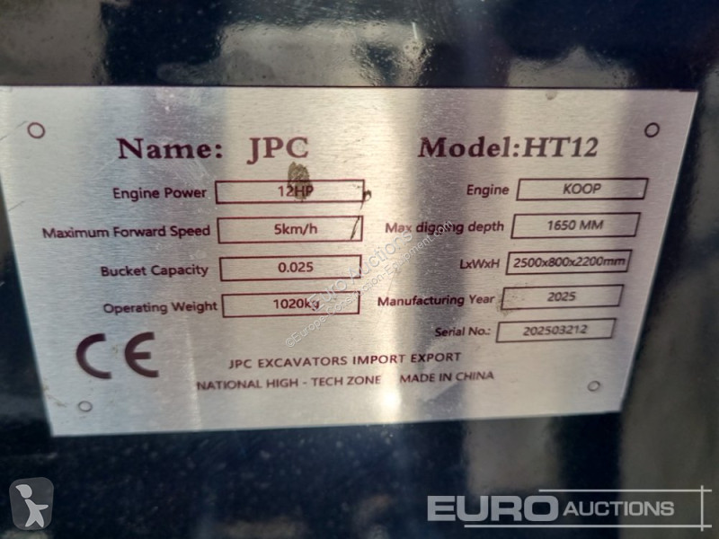 Escavatore JPC HT12