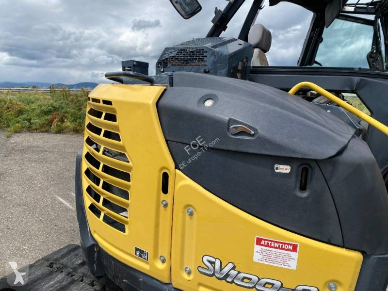 جرافة Yanmar SV 100-2A -1er Main endommagée
