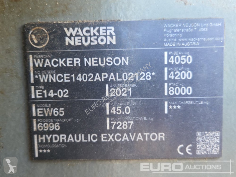 Graafmachine Wacker Neuson EW65
