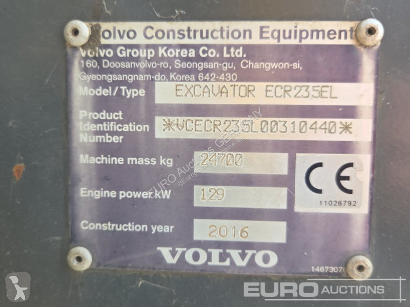 Экскаватор Volvo