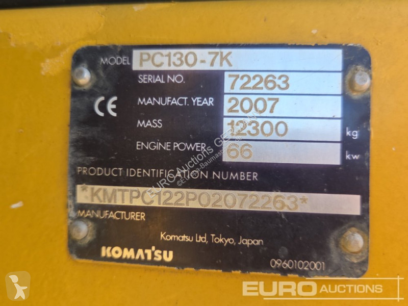 Graafmachine Komatsu