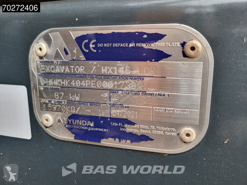 جرافة Hyundai HX145 LCR